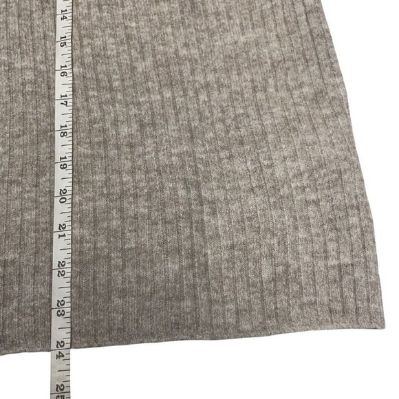 H&M Light Beige Melange Oversized Turtleneck Sweater N0292 - Picture 6 of 8